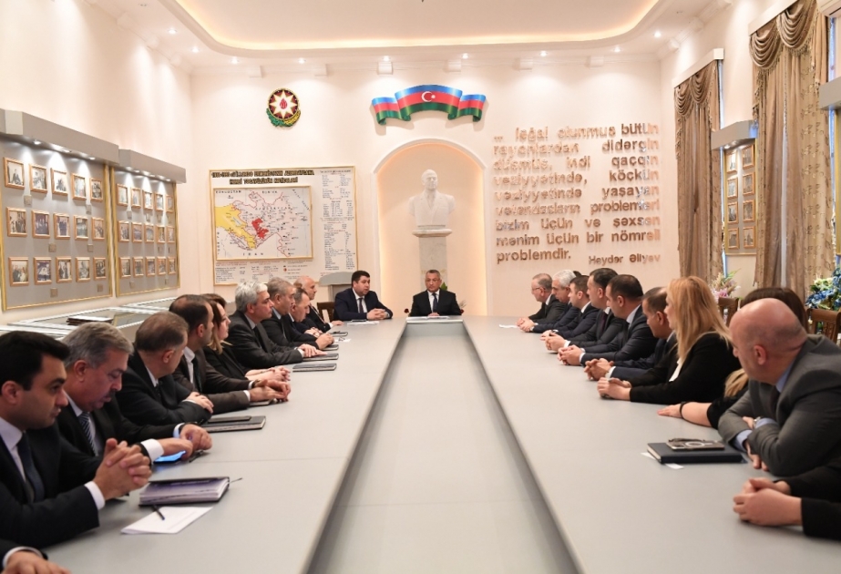 Dövlət Komitəsində Yeni Azərbaycan Partiyasının təsis edilməsinin 30 illiyi ilə bağlı tədbir keçirilib