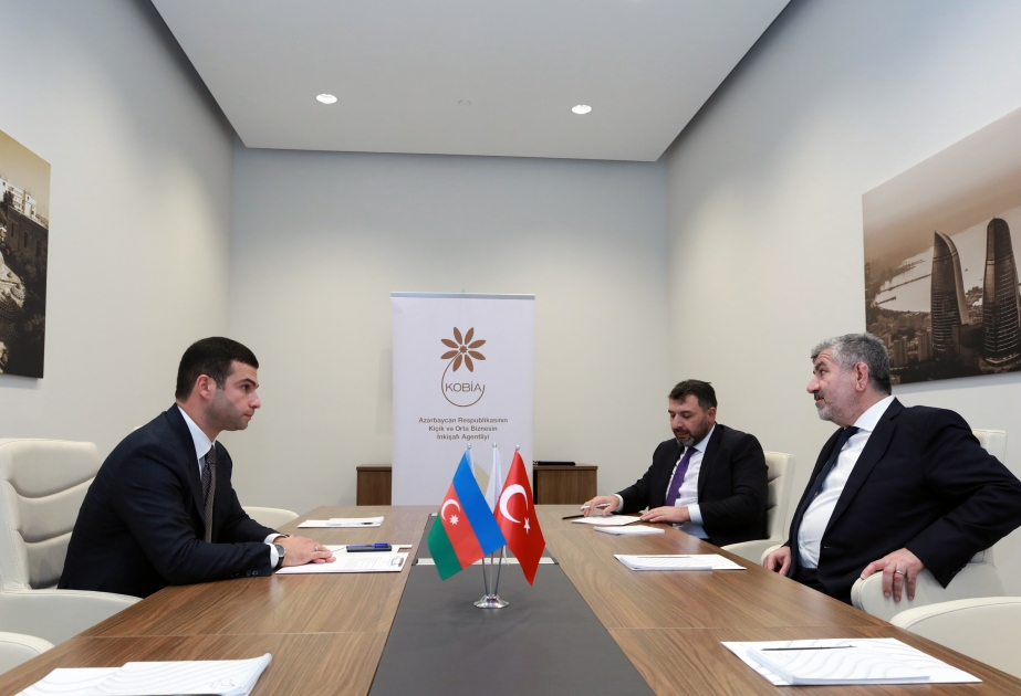 Chairman of Azerbaijan’s KOBIA meets with Turkish Deputy Minister of Industry and Technologies