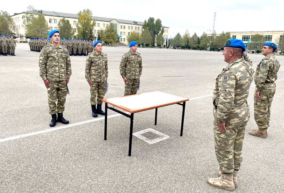 "Komando başlanğıc kursu"nun növbəti buraxılış mərasimi keçirilib