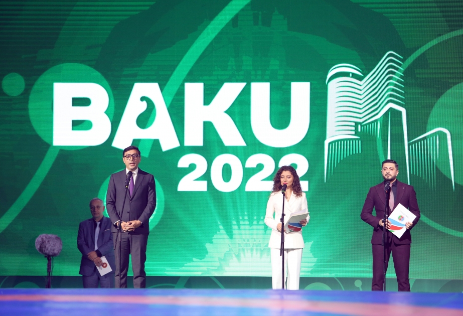 Bakıda yunan-Roma güləşi üzrə dünya kuboku yarışının təntənəli açılış mərasimi olub