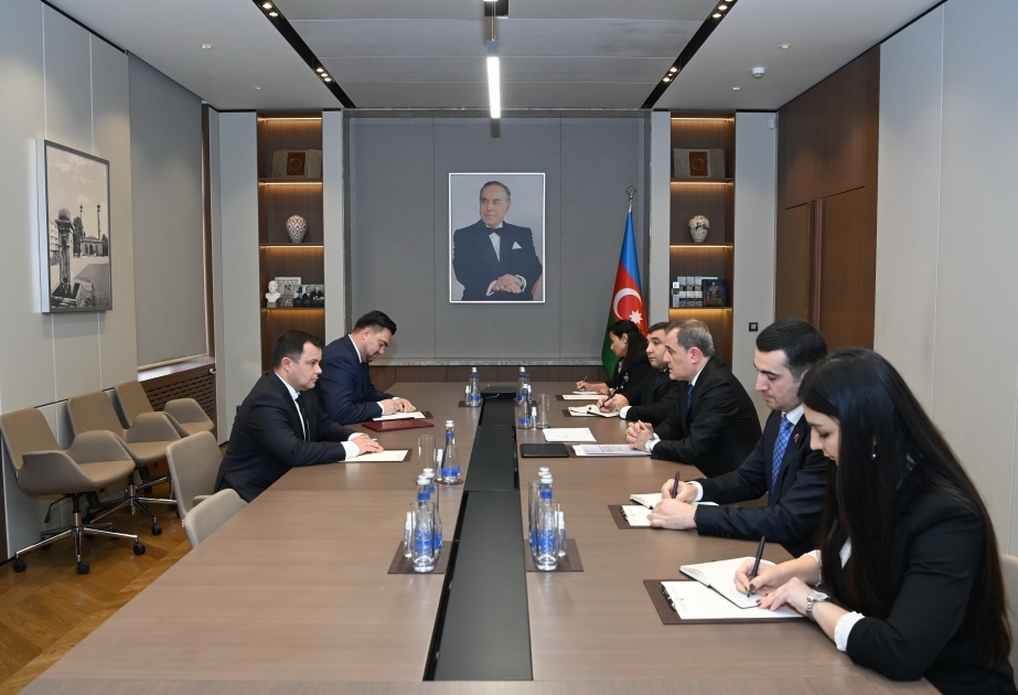 Azərbaycanın xarici işlər naziri Moldova səfirinin etimadnaməsinin surətini qəbul edib