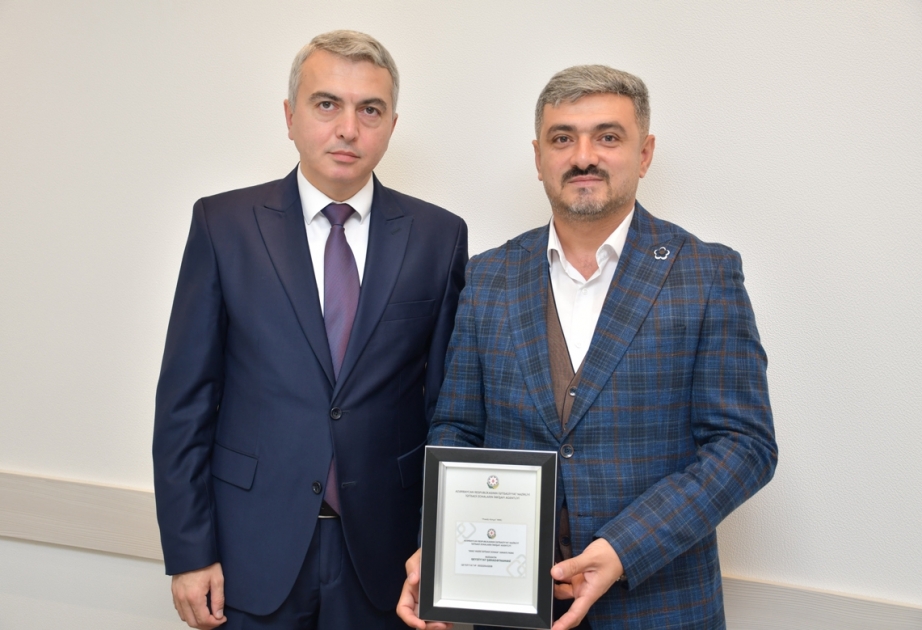 “Prestij-Kimya“ MMC-yə “Araz Vadisi İqtisadi Zonası” Sənaye Parkının rezidentliyi statusu verilib