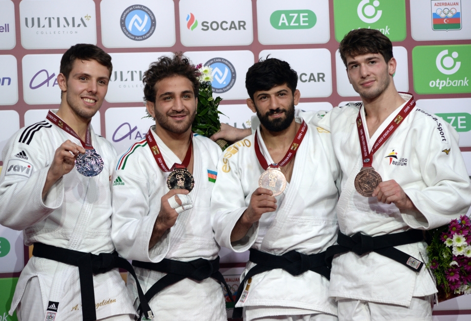 Azərbaycan cüdoçusu “Böyük dəbilqə” turnirinin qızıl medalını qazanıb