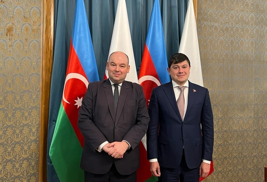 Chairman of Azerbaijan`s State Committee on Work with Diaspora meets with Polish secretary of state