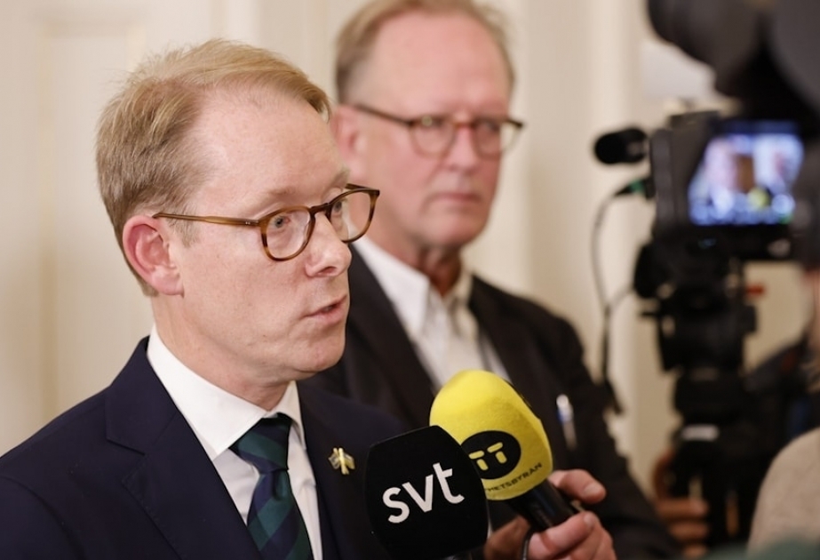 Swedish foreign minister criticizes politicians for waving PKK rags