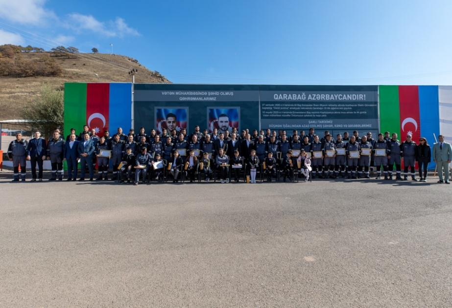 “Çovdar” mədənində Zəfər Günü qeyd olunub