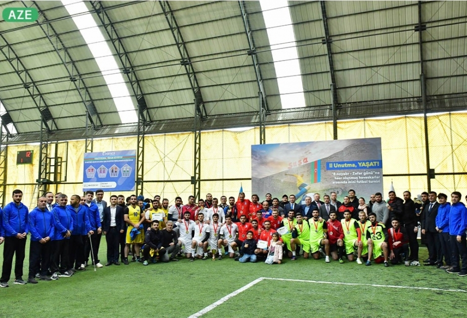 "Unutma, yaşat" II minifutbol turnirinə yekun vurulub