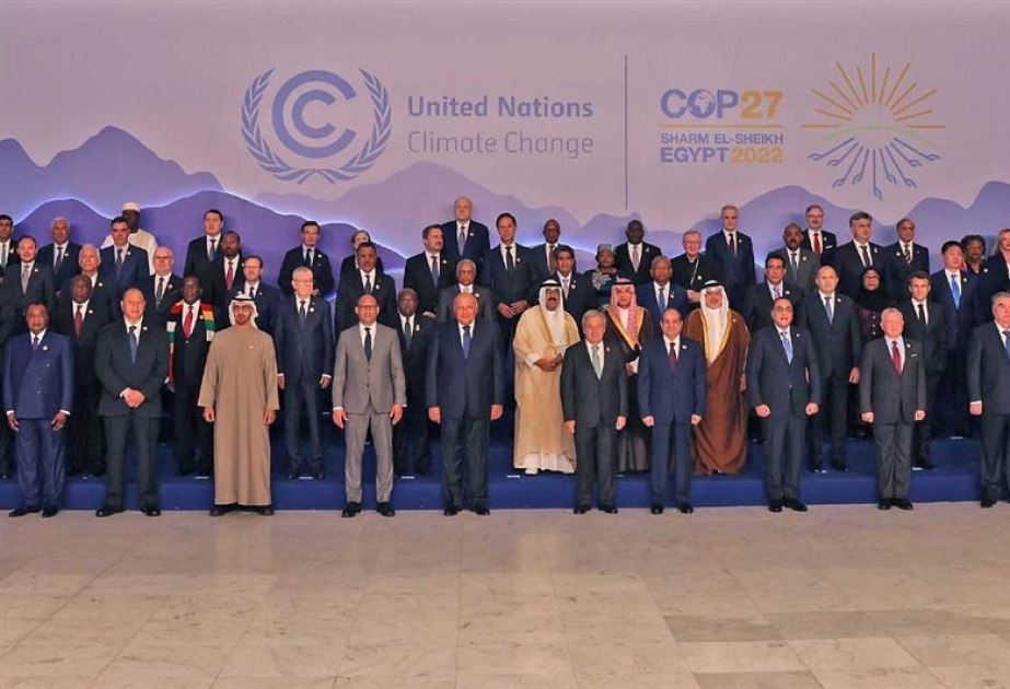 COP-27 iqlim sammitinin dövlət və hökumət başçıları səviyyəsində sessiyası keçirilib