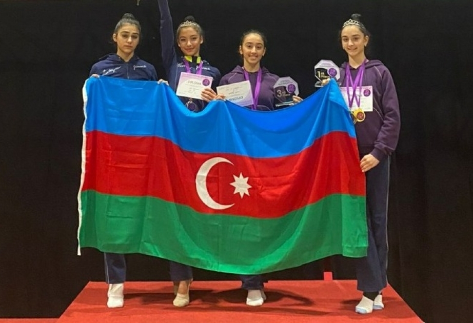 Bədii gimnastlarımız Litvada beynəlxalq turnirdə uğurla çıxış ediblər