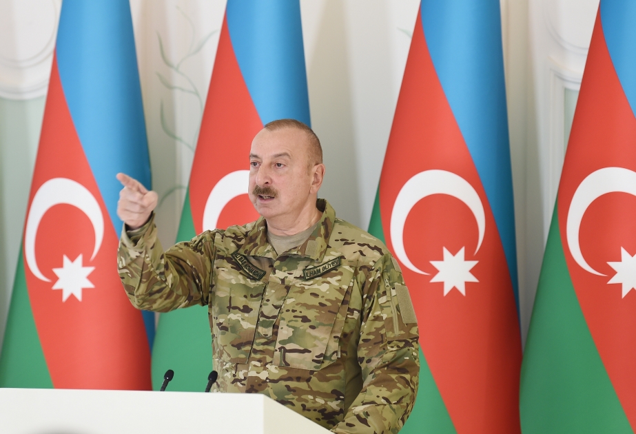 Präsident Ilham Aliyev: Aserbaidschan wird alle notwendigen Schritte einleiten, falls Armeniens Streitkräfte aus Karabach nicht abgezogen würden