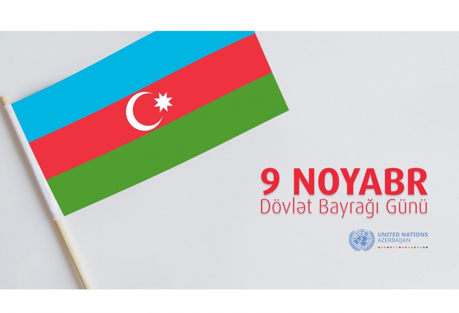 Представительство ООН в Азербайджане поздравило Азербайджан с Днем Государственного флага