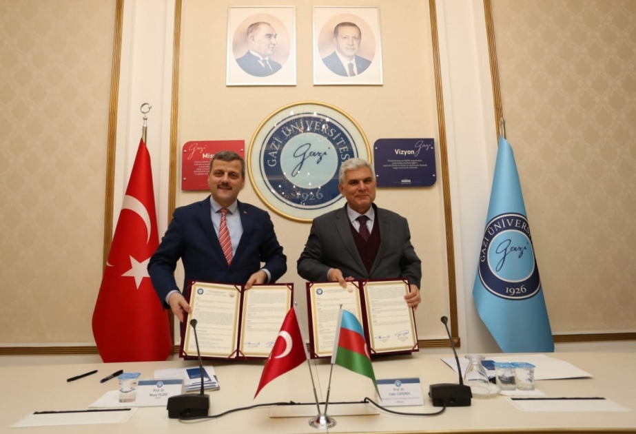 ADPU ilə Türkiyənin Qazi Universiteti arasında əməkdaşlıq protokolu və “Erasmus” sazişi imzalanıb
