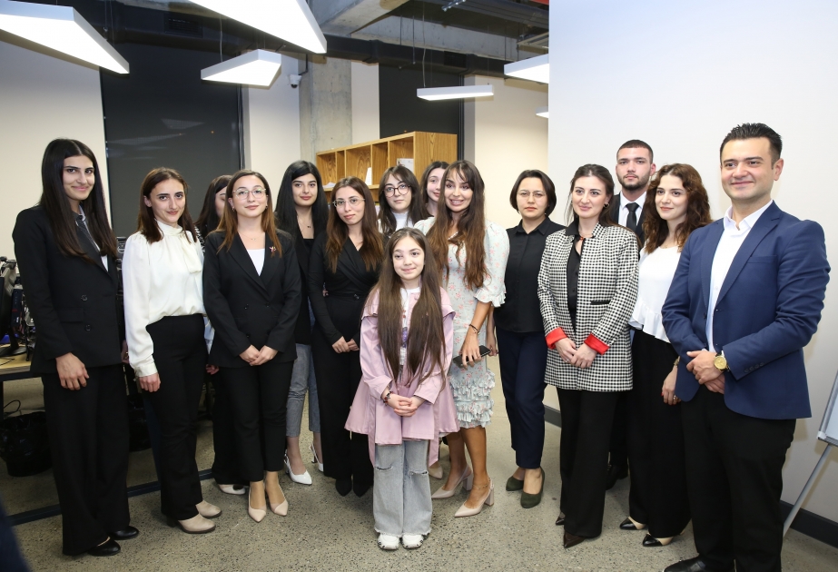 Vice-President of Heydar Aliyev Foundation Leyla Aliyeva visits DOST Center for Inclusive Development and Creativity