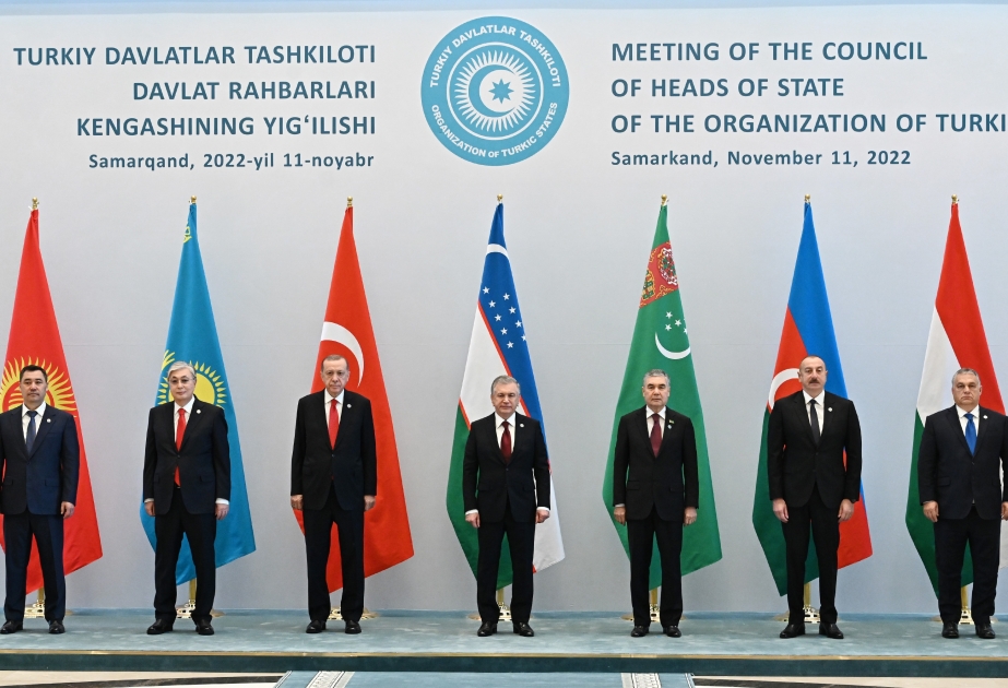 9th Summit of Organization of Turkic States was held in Samarkand  President Ilham Aliyev made a speech at the Summit VIDEO