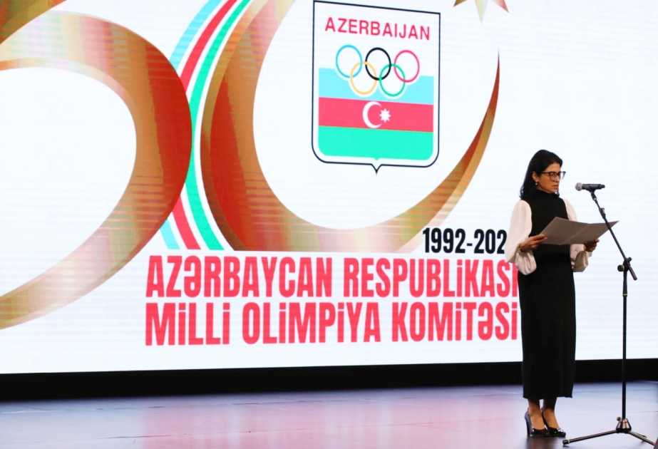 Azərbaycan Milli Olimpiya Komitəsinin 30 illik yubileyinə həsr olunmuş təntənəli mərasim keçirilib YENİLƏNİB
