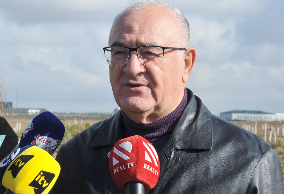 Ramiz Rzayev: Biz də öz kollektivimizlə Abşeronun yaşıllaşdırılmasına töhfə verdik