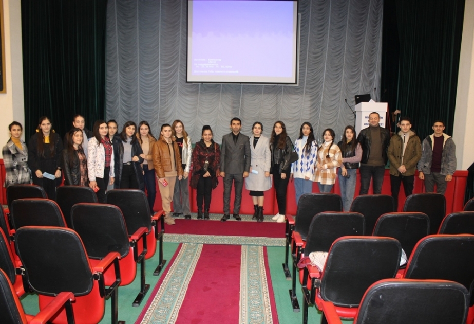 Mingəçevir Dövlət Universitetində magistratura təhsilinin önəmi ilə bağlı tələbələrə seminar keçirilib
