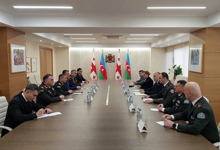 Azərbaycan ilə Gürcüstanın müdafiə nazirləri regional təhlükəsizlik, hərbi əməkdaşlığın inkişafı məsələlərini müzakirə ediblər