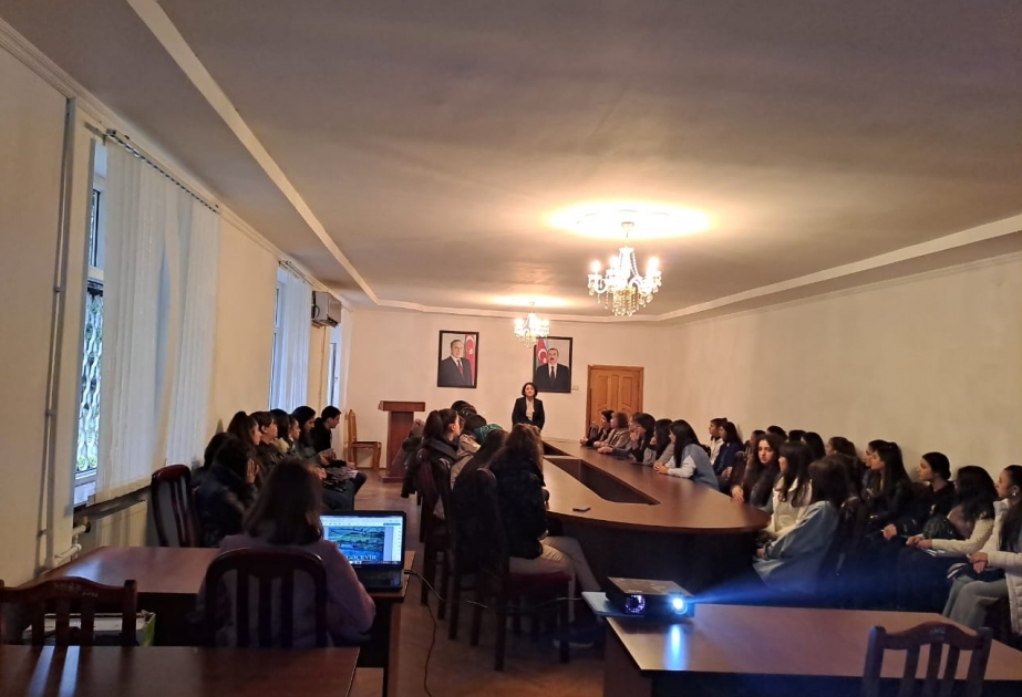 MDU-da mühazirə: Mingəçevir şəhərinin dünəni və bu günü