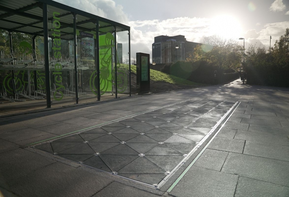 Smart pavement in UK town generates energy during walking on it