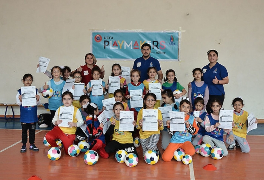 UEFA və AFFA-nın birgə təşkilatçılığı ilə Bakıda “Playmakers” layihəsi keçirilib