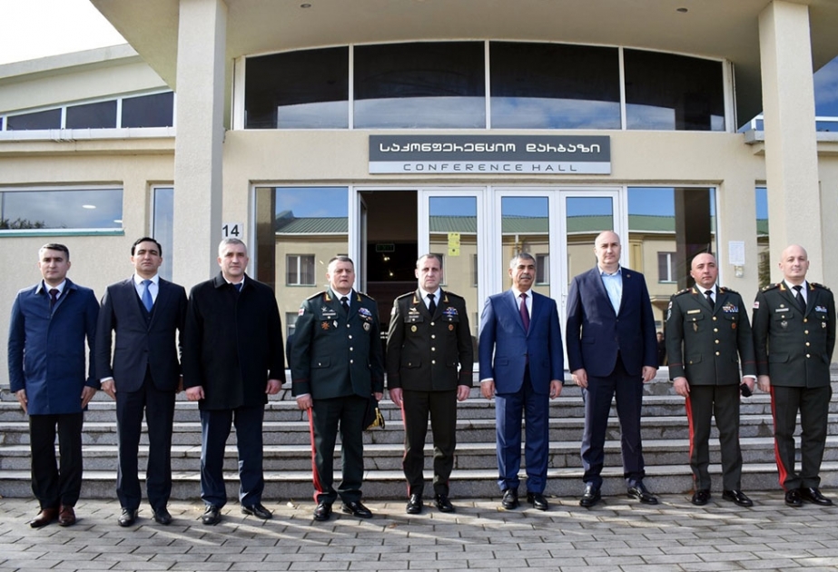 Azərbaycanın müdafiə naziri Gürcüstanın Milli Müdafiə Akademiyasında olub