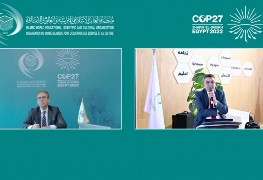 Diverses présentations sur le patrimoine, l’intelligence artificielle et le changement climatique au Pavillon de l’ICESCO à la COP27