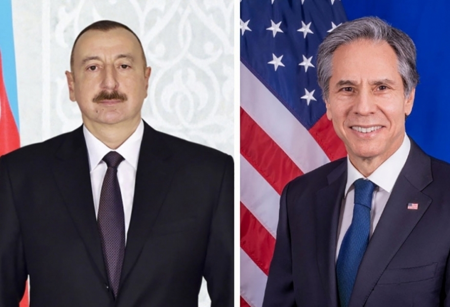 وزير الخارجية الأمريكي يتصل برئيس أذربيجان هاتفيا