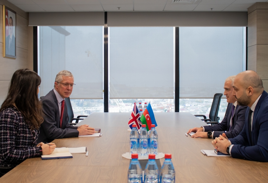 Chairman of Board of Azerbaijan Energy Regulatory Agency meets with British ambassador to Azerbaijan