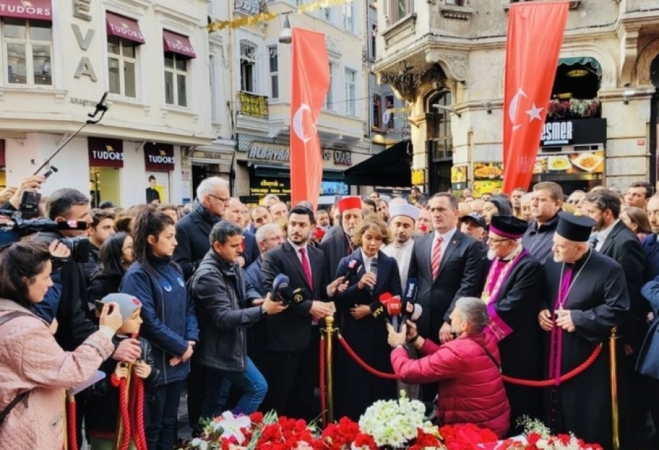 Istanbul holds unity march against Sunday's terror attack