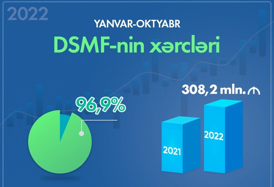 Cari ilin 10 ayı ərzində DSMF-nin xərcləri ötən ilin müvafiq dövrünə nisbətən 308,2 milyon manat artıb