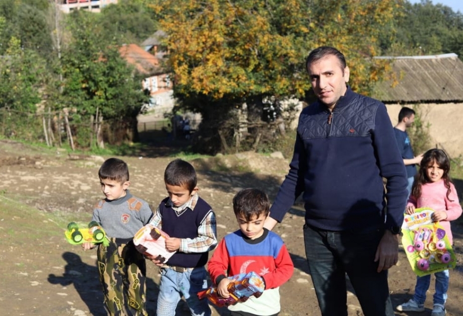 Lənkəranın ucqar dağ kəndində uşaqlar üçün aksiya keçirilib