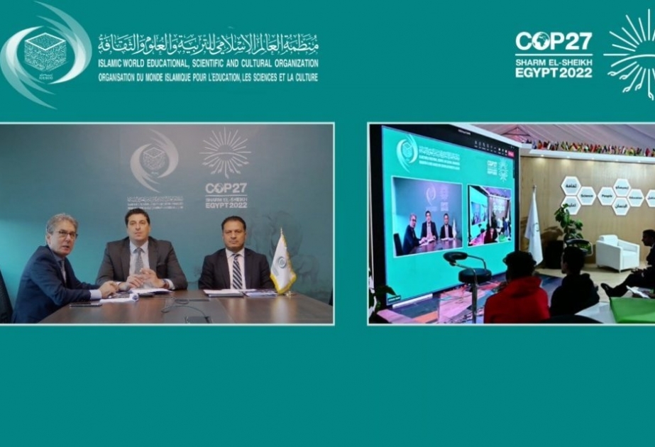 COP 27 : diverses présentations sur l’éthique de l’intelligence artificielle et l’impact du changement climatique sur le patrimoine et les droits des femmes au pavillon de l’ICESCO