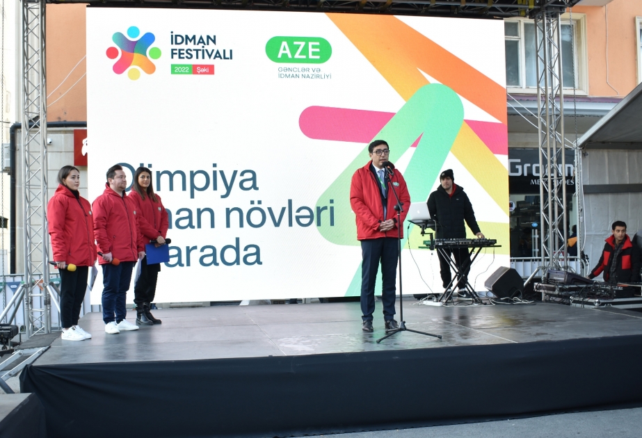 Şəkidə “İdman festivalı-2022”nin rəsmi açılış mərasimi olub