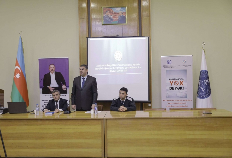 Azərbaycan Tibb Universitetində “Narkomaniya və zərərli vərdişlərə qarşı” maarifləndirmə tədbiri keçirilib