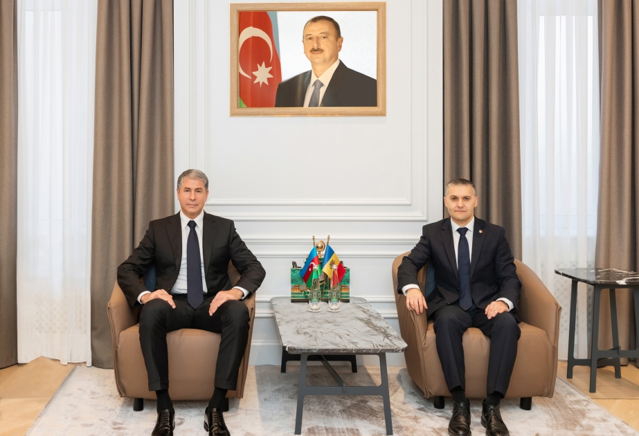Nazir Vilayət Eyvazov Moldova Daxili İşlər Nazirliyinin Baş katibi ilə görüşüb