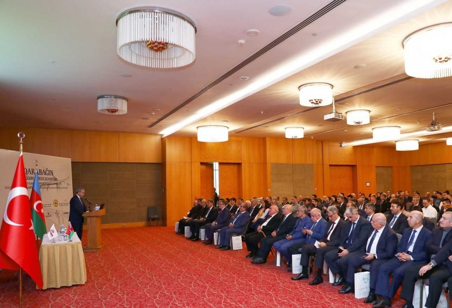 Qarabağda yol, körpü və tunel tikintilərindən bəhs edən konfrans keçirilib