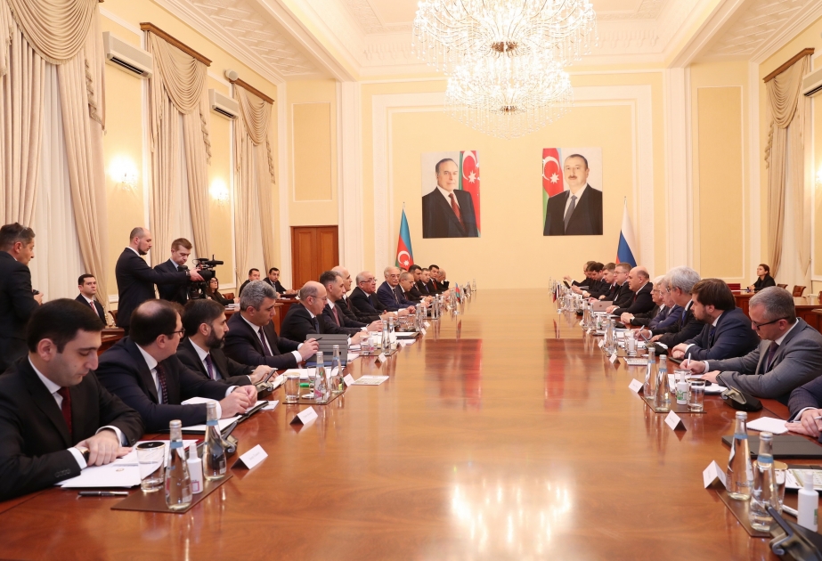 Bakıda Azərbaycanın və Rusiyanın Baş nazirlərinin görüşü olub