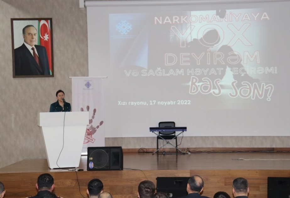 Xızıda mədəniyyət işçilərinin iştirakı ilə narkomaniyaya qarşı maarifləndirici tədbir təşkil olunub