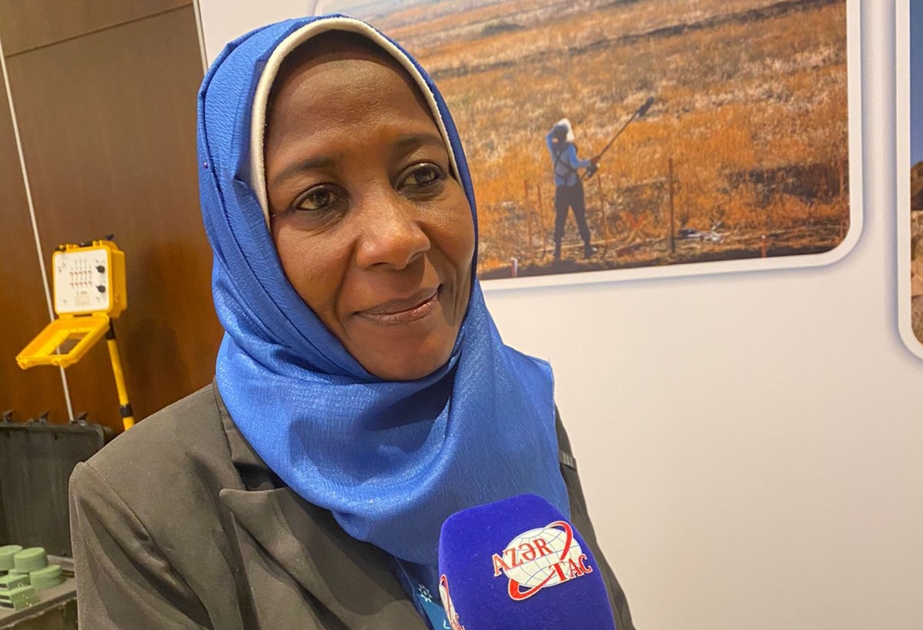 Sulafa Abdelrazik: ANAMA azad olunmuş ərazilərin minalardan təmizlənməsi üçün böyük səylər göstərir