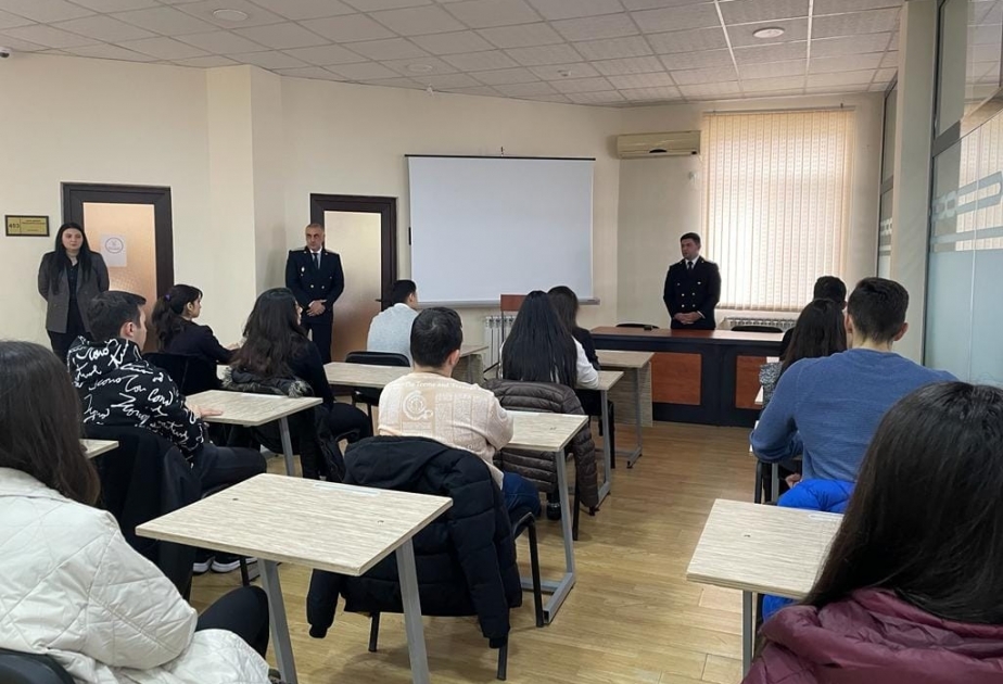 BDU-nun Hüquq fakültəsinin tələbələri Probasiya Xidmətinin fəaliyyəti ilə tanış olublar