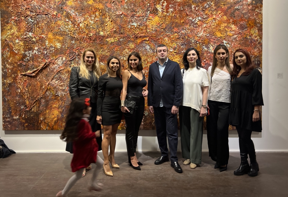 Famous Azerbaijani artist Aida Mahmudova’s solo exhibition “Heaven Can Wait” launched in Tbilisi