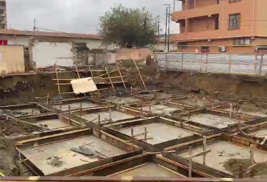 FHN-in Dövlət Yanğın Nəzarəti Xidməti yanğın təhlükəsizliyi ilə bağlı ciddi pozuntular aşkarlanmış tikinti işlərinin qarşısını alıb