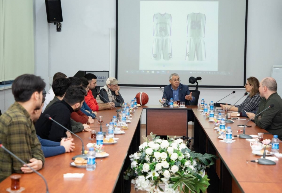 Xəzər Universitetinin basketbol komandası ilə görüş