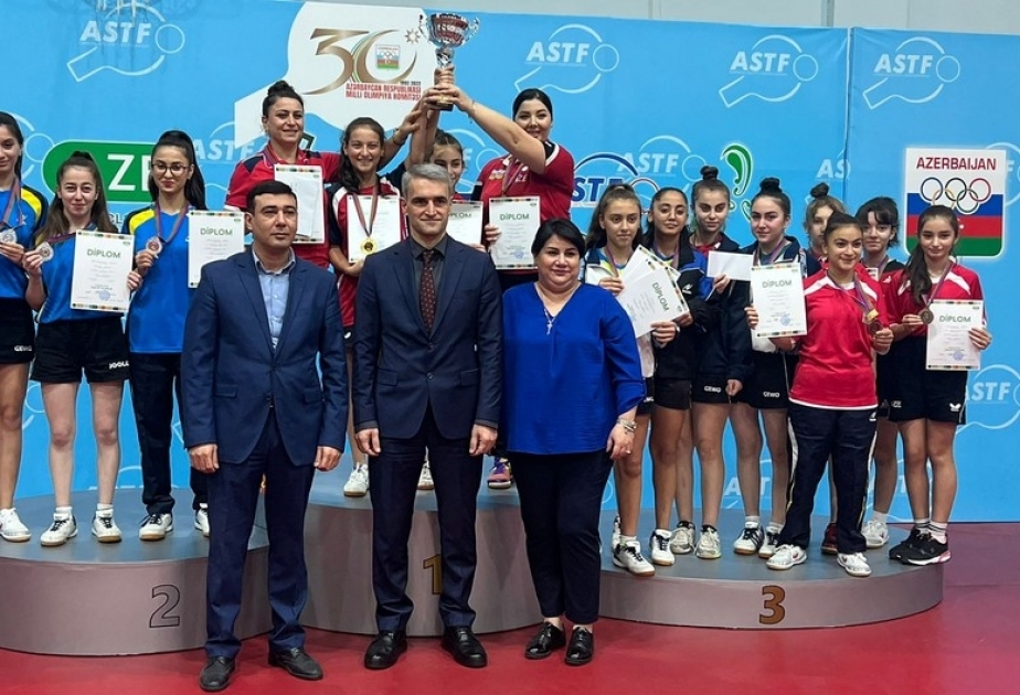 Stolüstü tennis üzrə ölkə kubokunda qaliblər müəyyənləşib