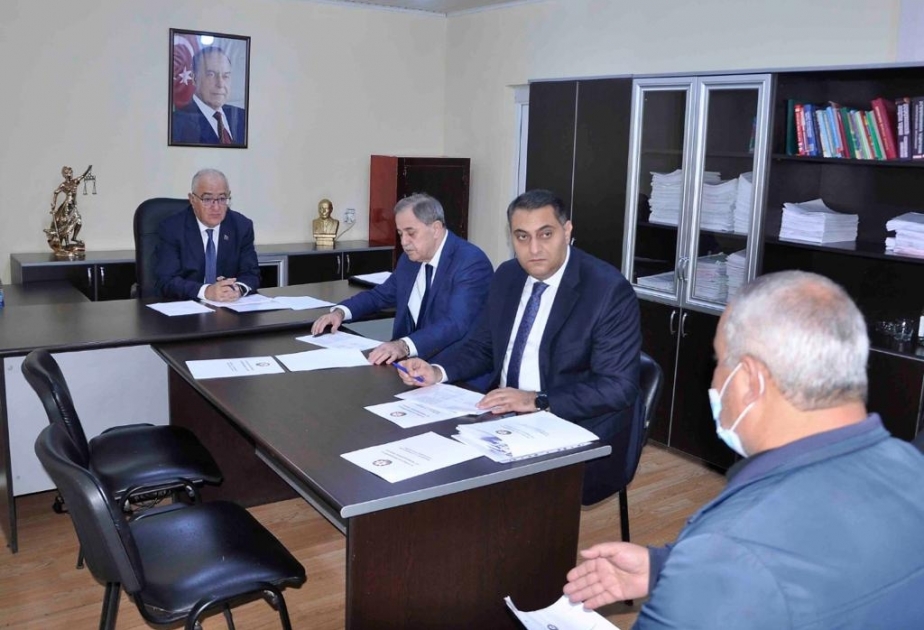 Ali Məhkəmənin sədri Ağdam rayonunda vətəndaşları qəbul edib