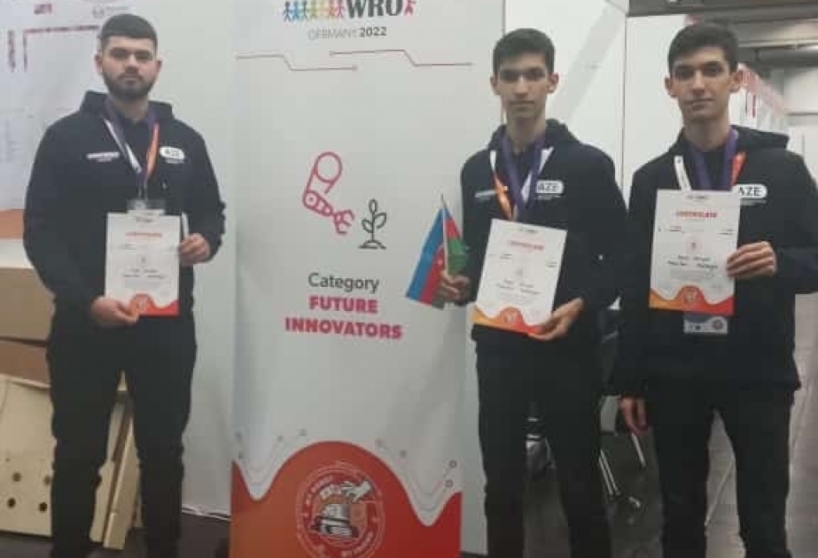 AzTU komandası Dünya Robot Olimpiadasının üçüncüsü adına layiq görülüb