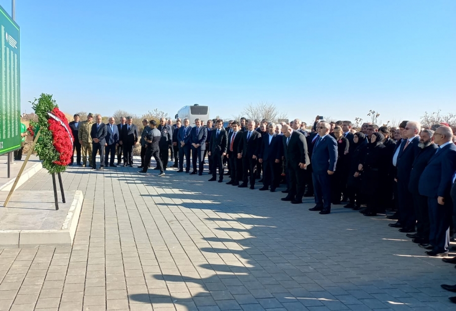 Ağdam şəhərindəki Şəhidlər xiyabanı ziyarət olunub