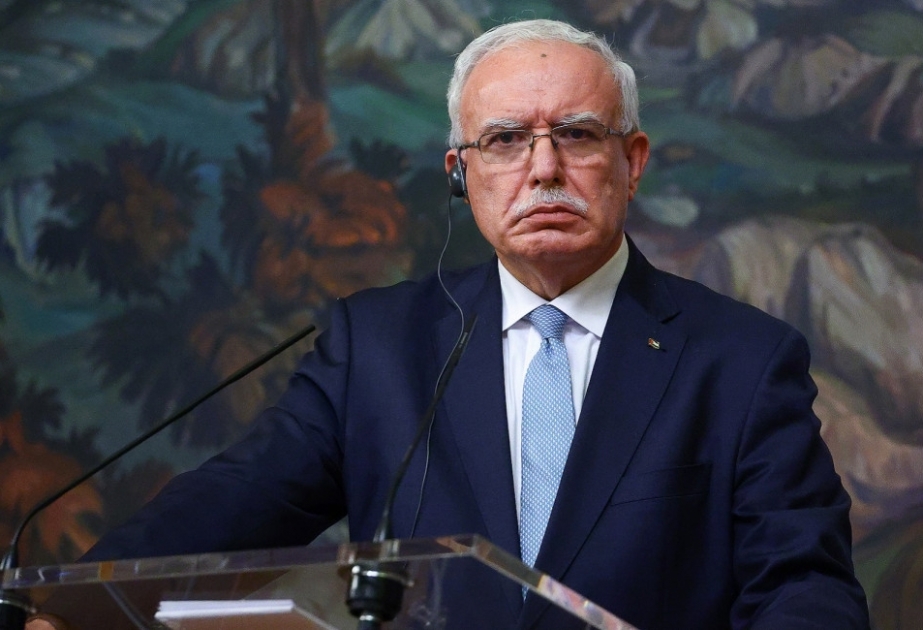 Fələstin Dövlətinin xarici işlər naziri Azərbaycanın Ramallahda Təmsilçilik Ofisi açmaq qərarını alqışlayıb