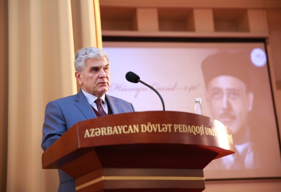 Pedaqoji Universitetdə Hüseyn Cavidin 140 illik yubileyi qeyd olunub